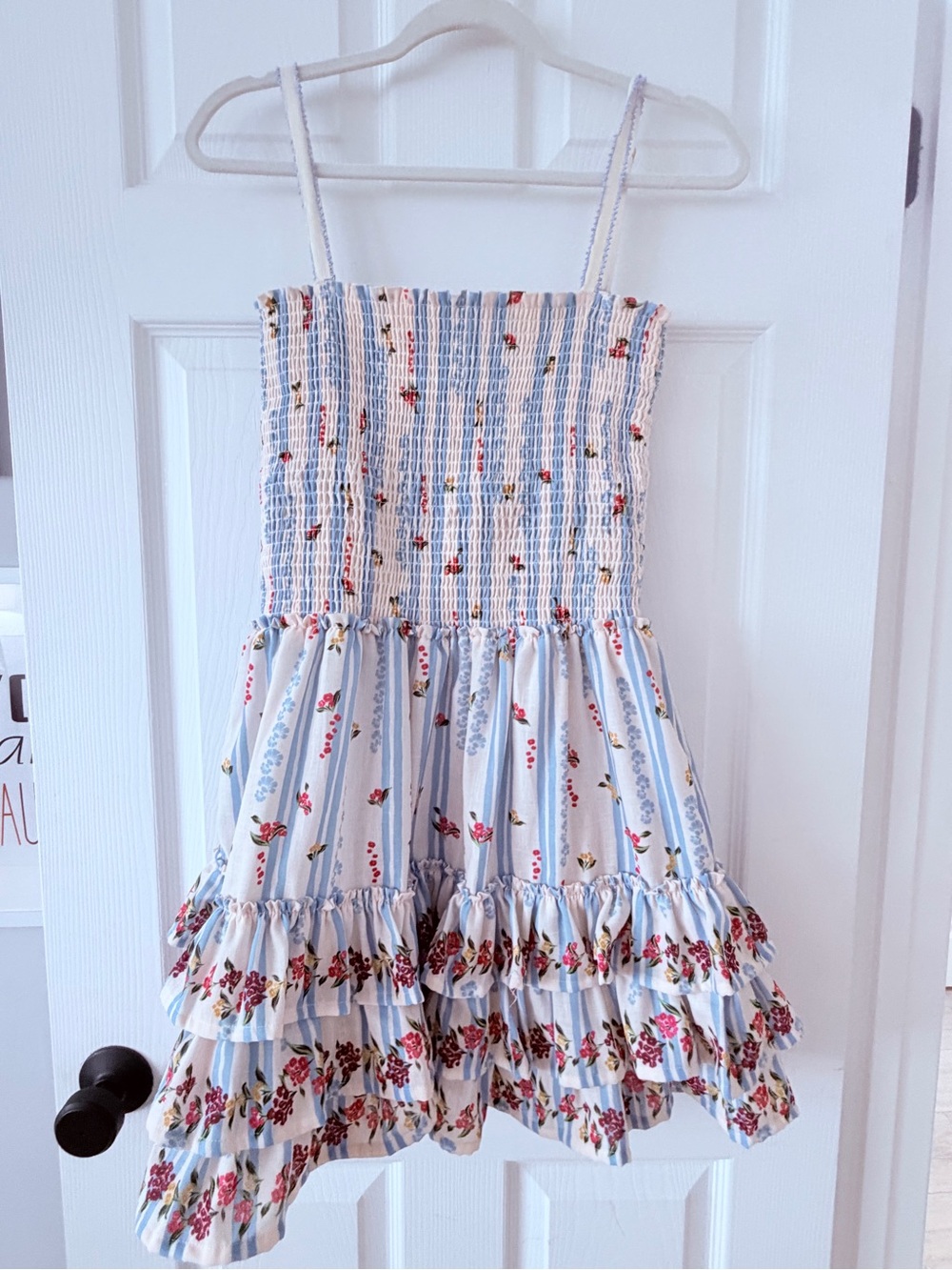 Agua Bendita women’s Striped Floral Sundress
NEW NEVER USED